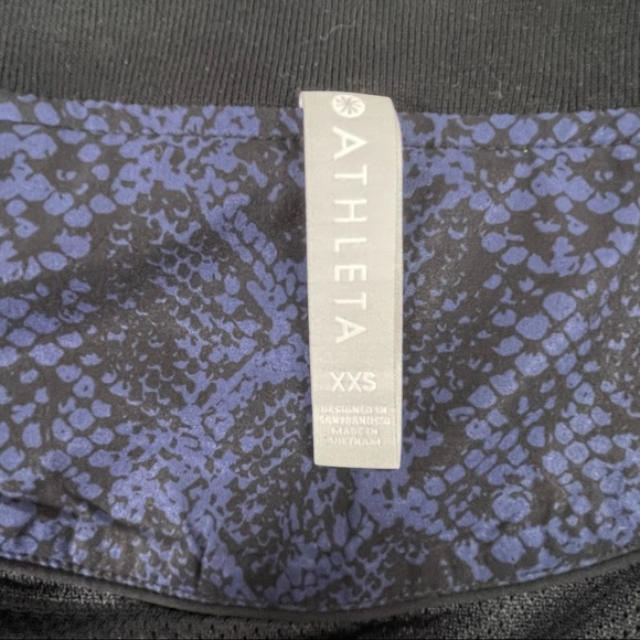 Athleta Brooklyn Track Bomber Print Jacket New Size XXS - Picture 4 of 6